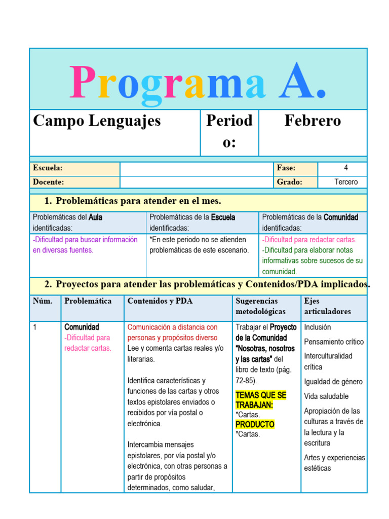 Proyectos Educativos para Tercero de Primaria | PDF | Ecosistema ...