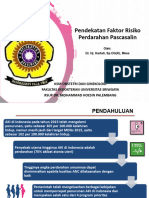 Dr. Hj. Hartati, SP - Og (K) - Obginsos-Pendekatan Faktor Risiko Perdarahan Pascasalin