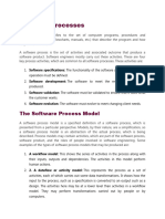 Software Processes: The Software Process Model