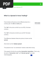 Learnforexwhat Is A Spread in Forex Trading