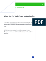 Learnforexlondon Session