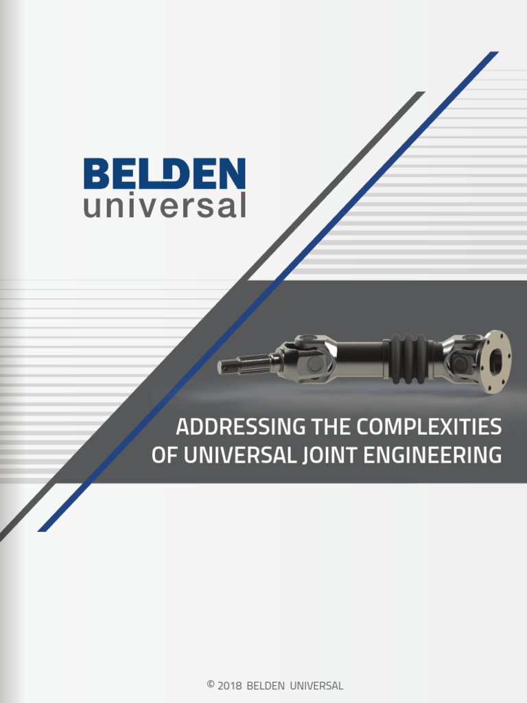 Universal Joint Engineering | PDF