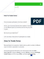Learnforexdifferent Ways To Trade Forex