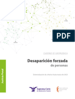 Cuaderno de Jurisprudencia. Desaparición Forzada de Personas