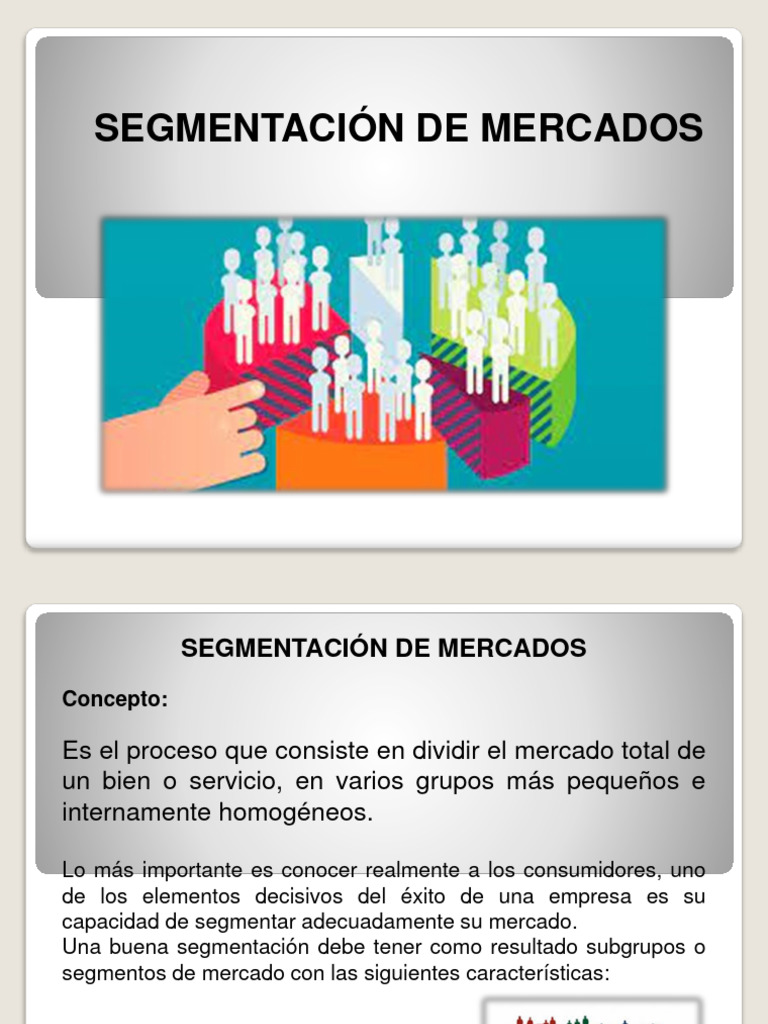 Estrategias de Segmentación de Mercados | PDF | Marketing | Mercado ...