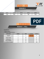 Programme Theo, Semaine 3