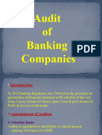 Audit of Banking