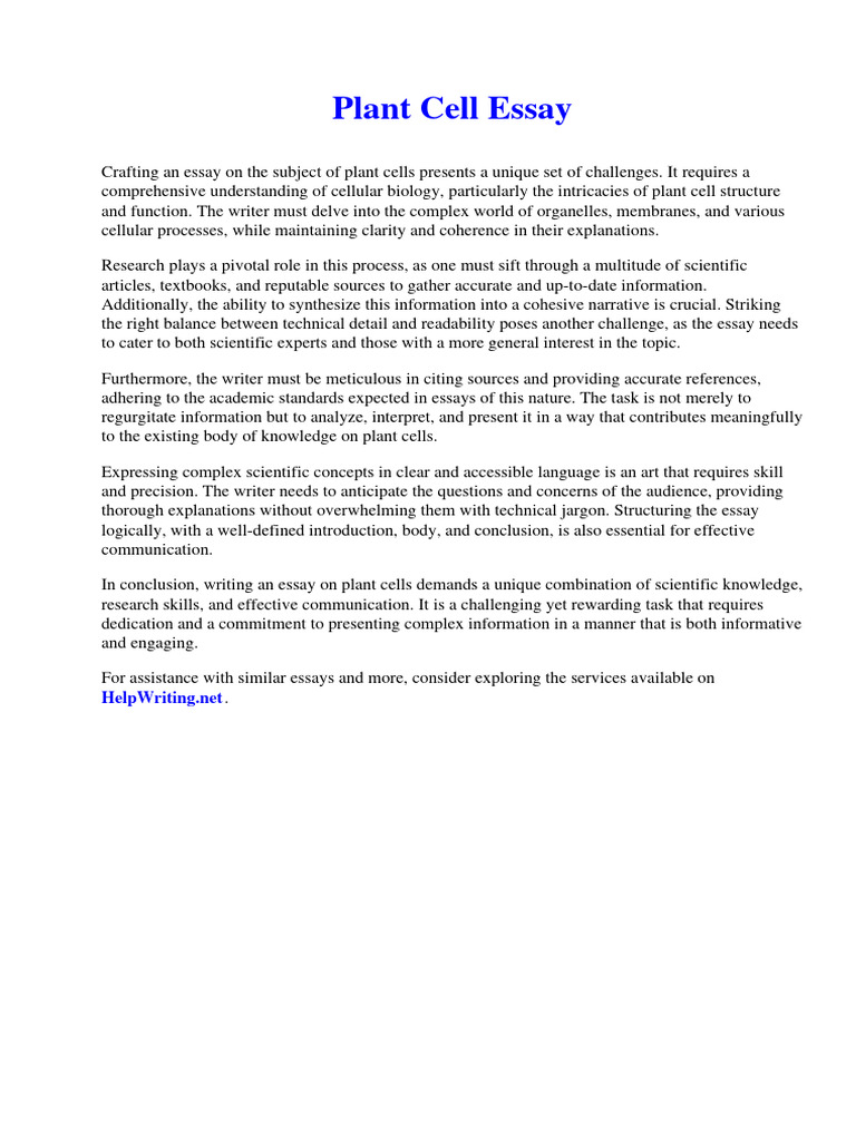 Plant cell essay pdf antimicrobial resistance athena