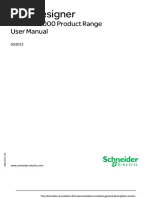 Web Designer: TSX ETG 3000 Product Range User Manual