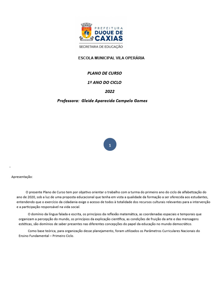 Plano de curso 1 ano pdf sociologia matem tica