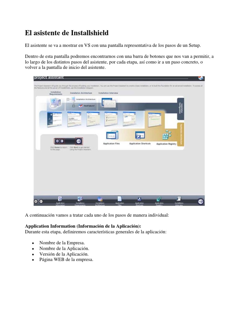 Asistente de InstallShield en Visual Studio | PDF | Registro de Windows ...
