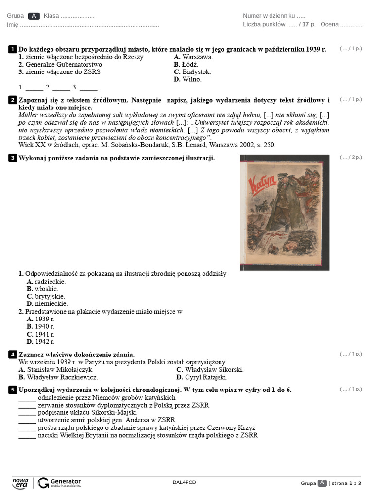 Sprawdzian Z Angielskiego Klasa 5 Rozdział 2