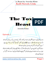 The Toxic Beast by Areesha Khan