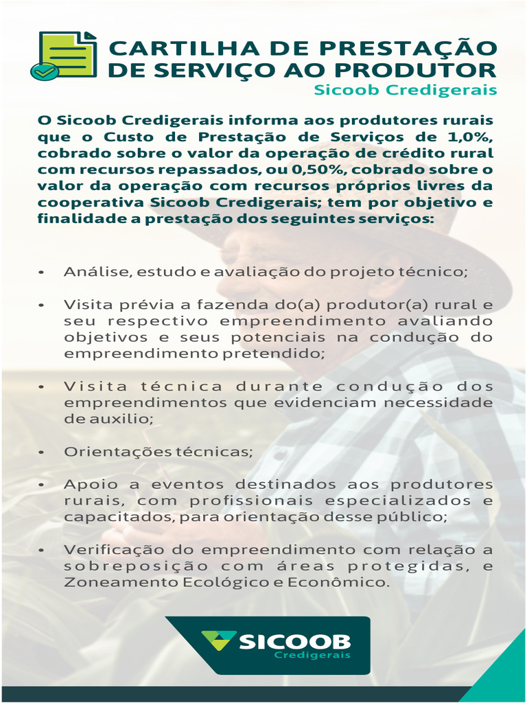 Cartilha Produtor Rural Sicoob Credigerais Pdf