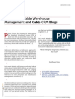 Eam Cmms Cable Warehouse Management and Cable Crm Blogs
