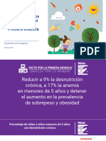 Evolucion de Indicadores Del Pacto - Nutrición