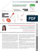 Nutricion y Gastronomia Funcional e N El Tratamiento de La Obesidad