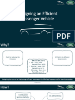 Designing An Efficient Passenger Vehicle