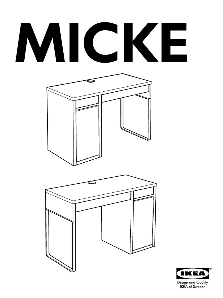 Ikea Micke Desk PDF