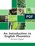 An Introduction To English Phonetics: Richard Ogden