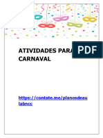 Atividades Carnaval 2024