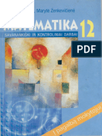 Ruta Bieksiene Maryte Zenkeviciene - Matematika 12 Savarankiski Ir Kontroliniai Darbai 2004 LT