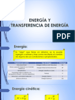 Energía y Transferencia de Energía