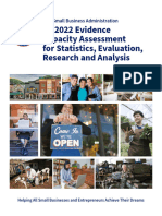 Evidence Based Capacity Assessment - 508 R1 From SBA Internal (Sample Report)
