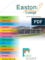 Easton College FE Prospectus 2012