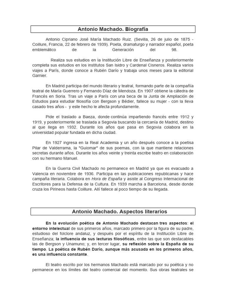 Antonio Machado Pdf