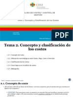 Tema 02 - Concepto y Clasificación Costes 23-24