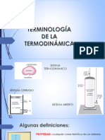 1 Terminología de La Termodinámica