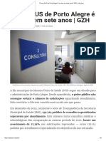 Fila Do SUS de Porto Alegre É A Maior em Sete Anos - GZH