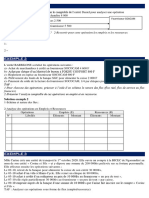 Exemples D'application - Chapitre 4 - Notion de Flux Et de Compte