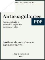 Anticoagulantes: Rosilene de Avis Gomes-202202826073