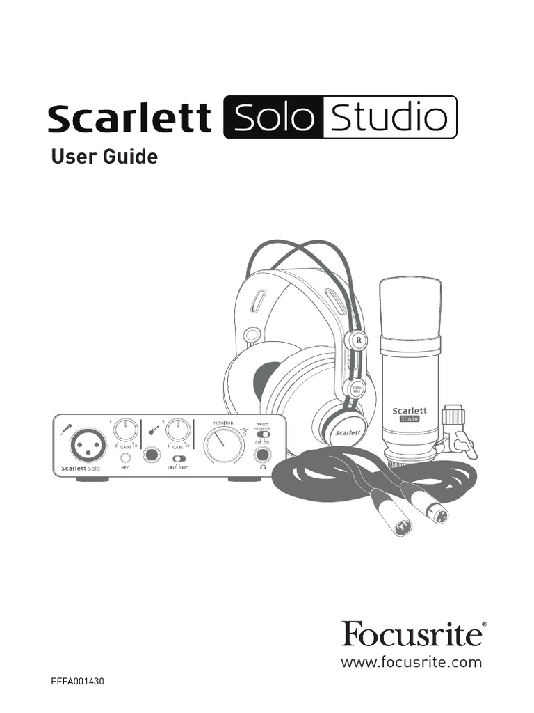 Scarlett solo a1c uvyhcfl pdf microphone headphones