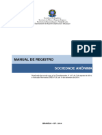 Manual-Registro-SA Departamento de Registro Empresarial e Integração