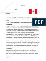 Position Paper UN Women Peru