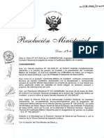 Resolucion 478-2006, Certificado Médicos Pension de Invalidez, impreso