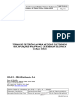 SME - TR 003 - Termo de Referência para Medidor Eletrônico Multifunções Polifásico