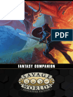 SWADE - Fantasy Companion