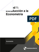 Contenido Activador Unidad 1 Econometría