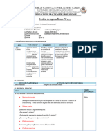 ESQUEMA DE SESION DE APRENDIZAJE Proarte