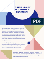 Principles of Multimedia Learning