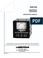 Ameritron AWM-30B - Manual