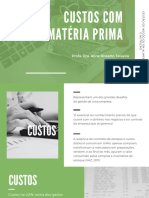 Custos Com Matéria Prima