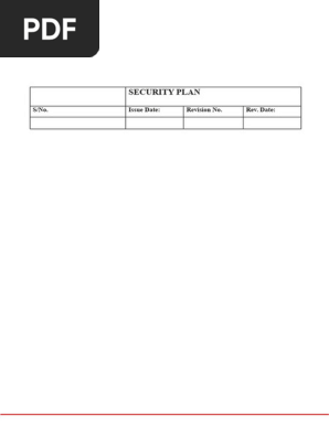 Security Plan