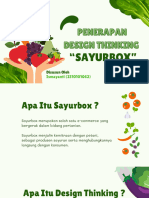 Tugas PPT Design Thinking SayurBox by Ismayanti 2310101062