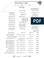 Arabic Grammar Practice Notes