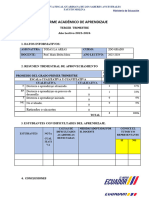 Informe Academico Inicial